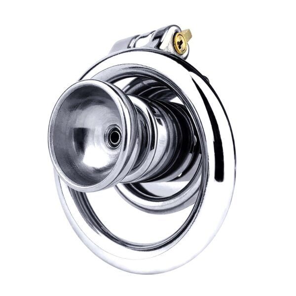 Flathead Flat Chastity Cage with Dildo Attachment - Image 8